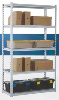 Industrial Shelf Black 35*85*180 GRZ63414 