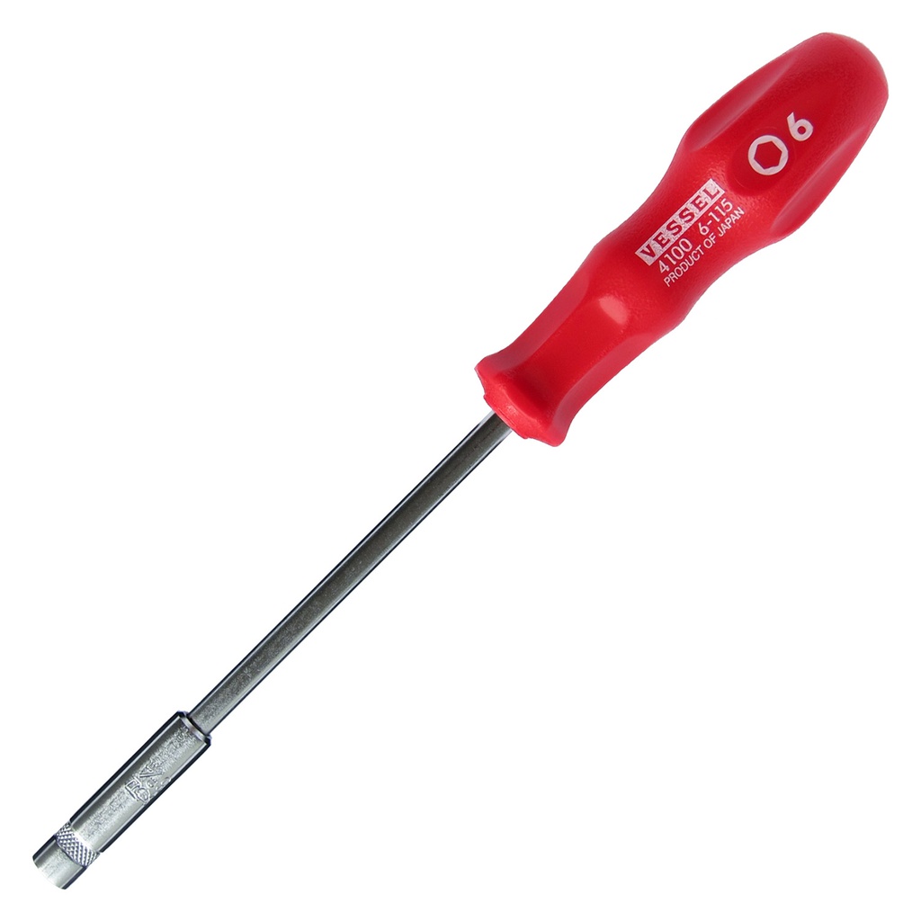 Vessel Power Socket Screwdriver No.4100  6 x 115 Japan