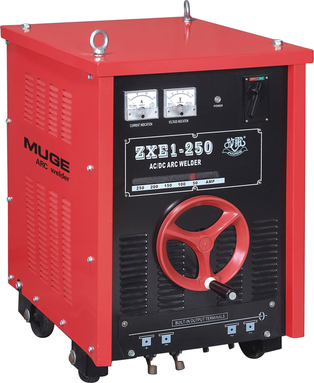 Heavy Duty Industrial Ac/dc Arc Welding Machine With Wheel ZXE1-250