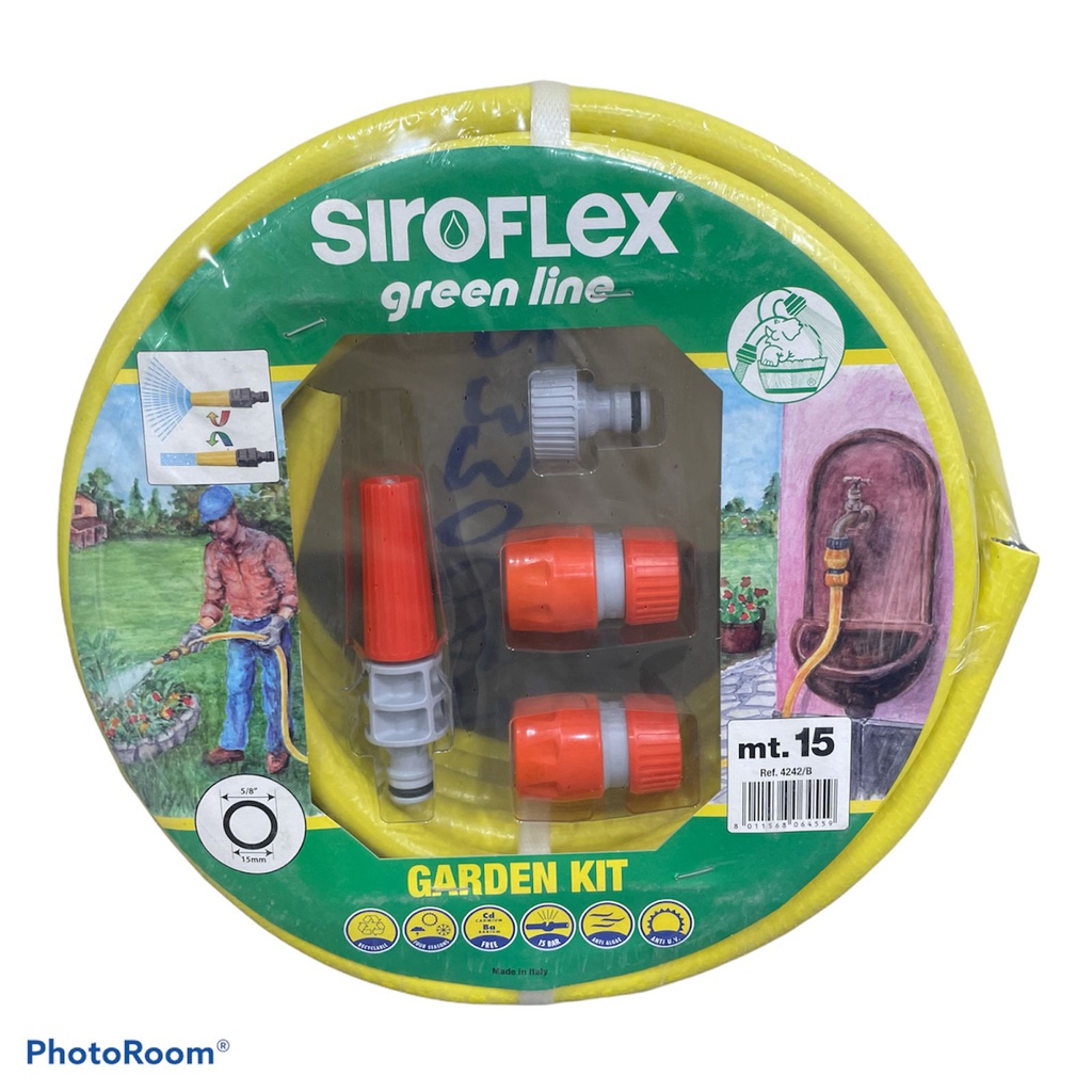 Siroflex 15M Garden Hose Kit Italy