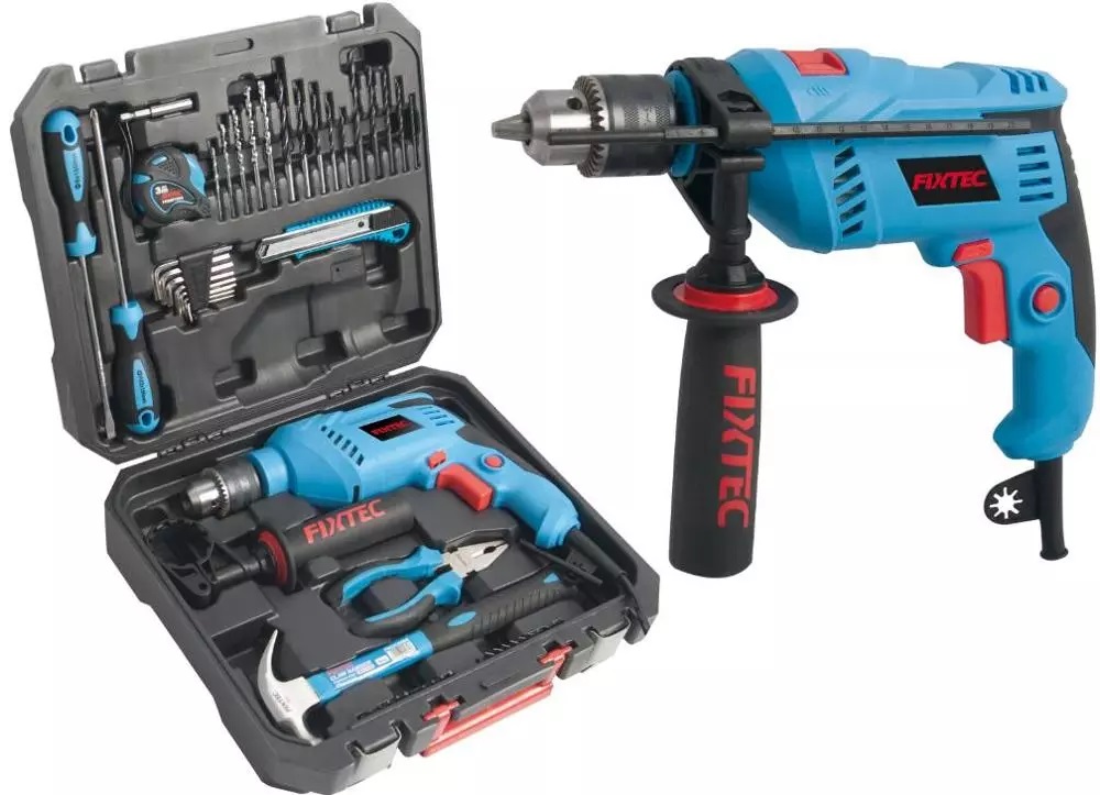 Fixtec IMPACT 600W DRILL WITH 50 PCS KIT  230V  FID600K50