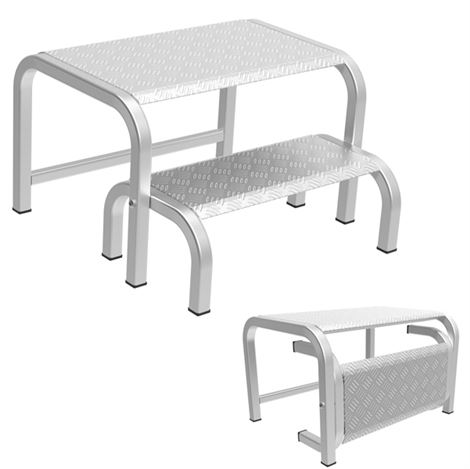 سلم المونيوم ايطالي 2 درج Golia 20403