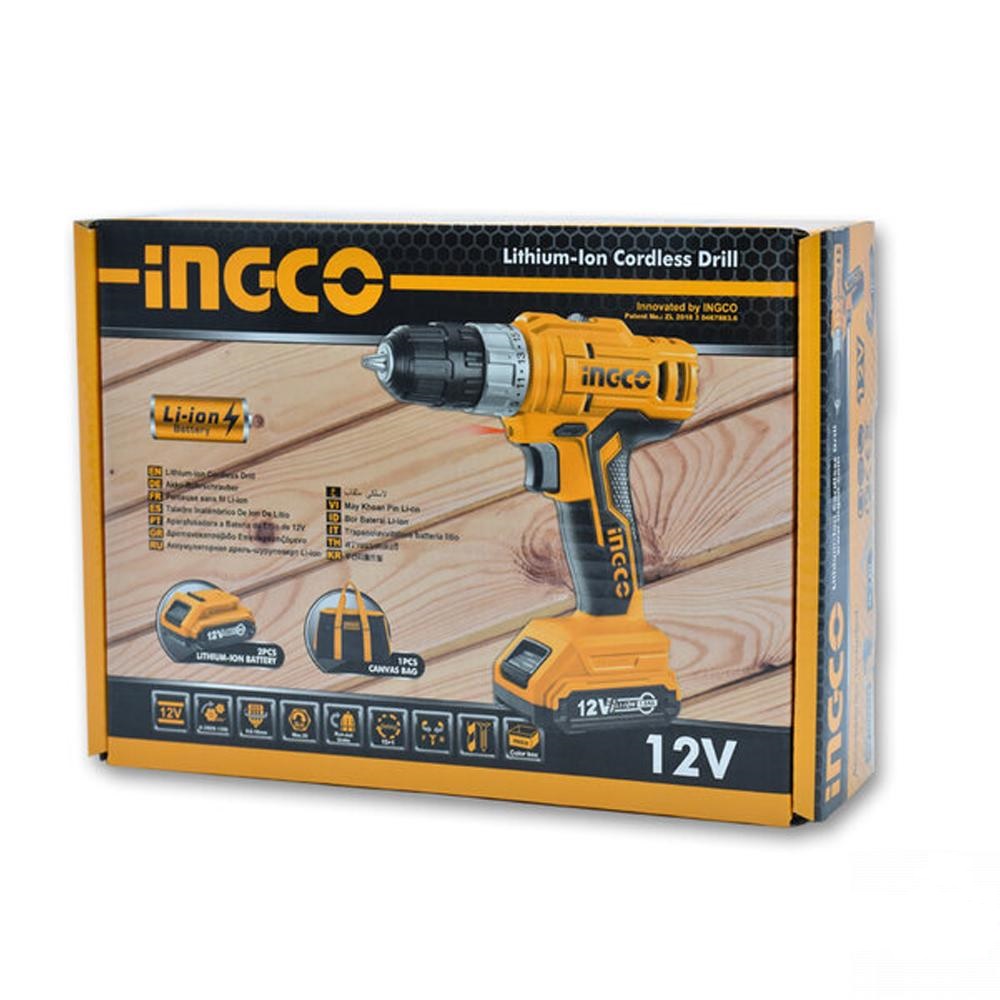 INGCO Lithium-Ion Cordless Drill – CDLI1222