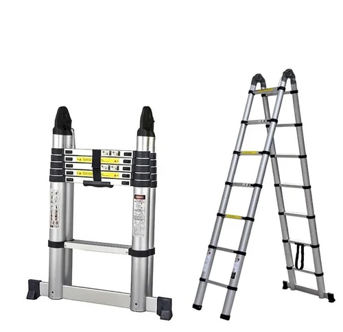 Double Extension A- Type Telescopic Ladder 4.4 Meter Heavy Duty