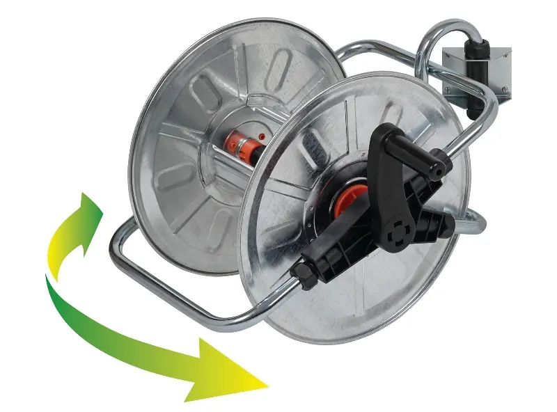 Swinging wall hose reel 50m 1/2"