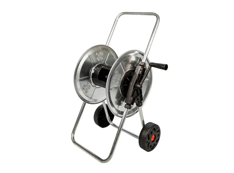 Zinc plated hose reel cart 50m 1/2"