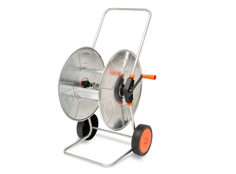 italy Zinc plated hose reel cart 3/4" 80m