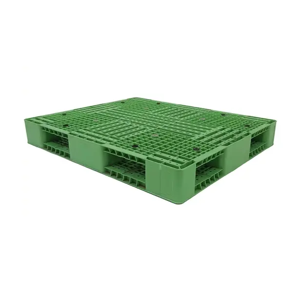Saudi-Made Heavy-Duty 15.2kg Virgin Plastic Pallet (4-Ton Static Capacity) 100*1.2