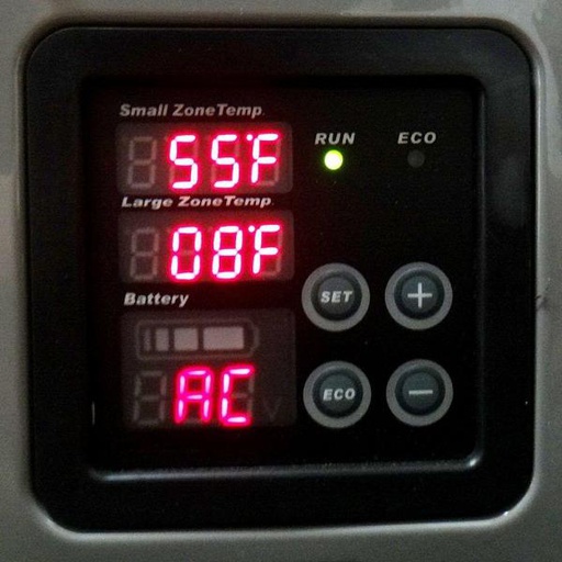 [7115047] AC/DC Freezer CLOCK DUAL ZONE 