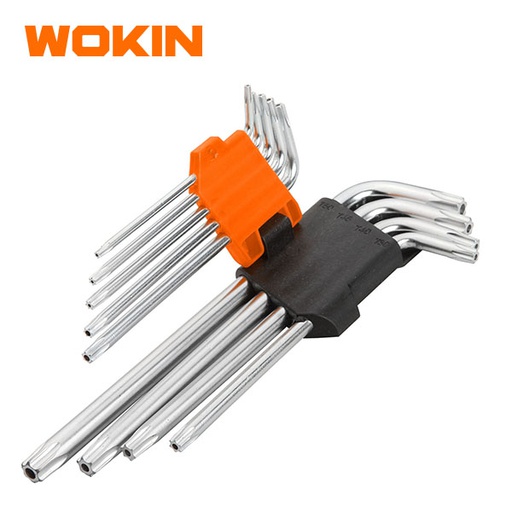 [1100067] Wokin  9PCS TORX LONG ARM HEX KEY SET 207809