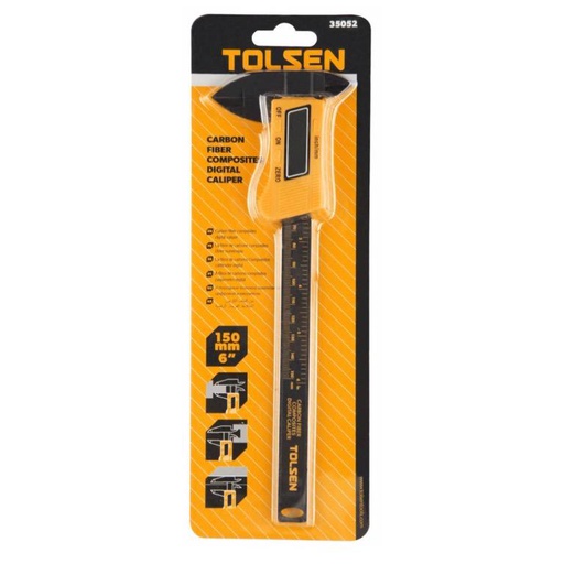 [1000139] TOLSEN DIGITAL CALIPER FIBRE COMPOSITE 6 inch 35052