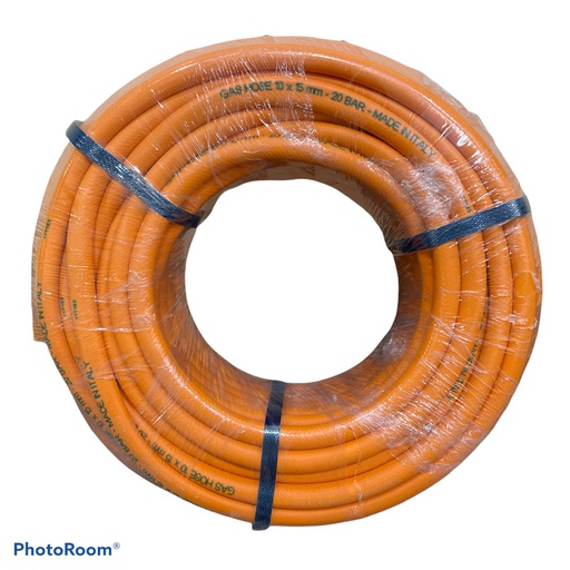[2110009] Adflex Orange 10 x 15 mm  20 Bar Gas Hose 40M Italy