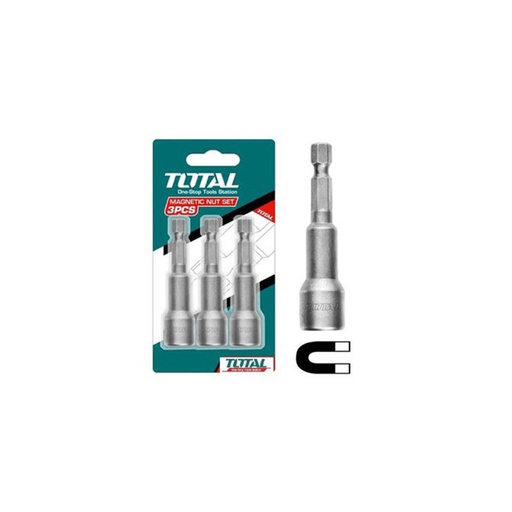 [TAC271231] TOTAL Magnetic nut set 3 pcs  TAC271231