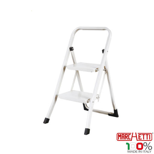[1360041] Marchetti DALI 02 ladder stool in painted steel 2 steps H 47cm