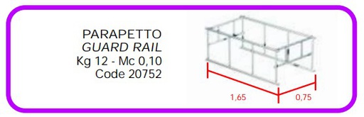 [1210061] Aluminium Marchetti Safety Grill No. 50053 Italy