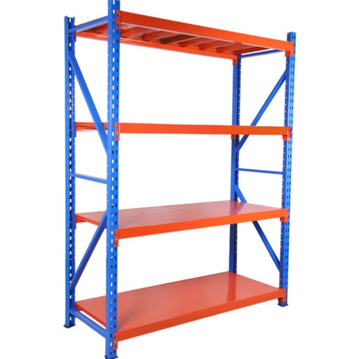 [1520043] 4-Layer Blue Upright Frame Medium Duty Rack 60*200*200