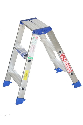 [1360044] 21124 Marchetti GAUDI 04 Aluminum double Ladder 4 Step Italy