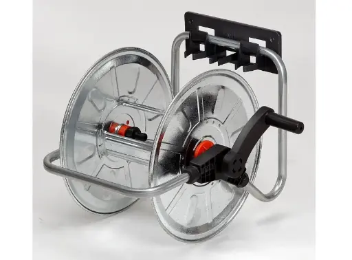 [ART131IT] Wall Zinc plated hose reel 50 m 1/2"